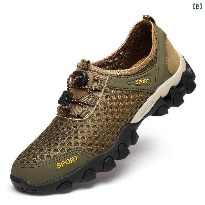 シャドーテールのスニーカー メンズ 男性用 スポーツ カジュアル ランニングシューズ 通気性 メッシュ 登山靴 ローカット 厚底 運動靴 灰色 コーヒー色 紺色 黒色｜アングル3
