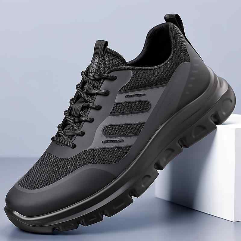 スニーカー メンズ ランニングシューズ アウトドア 登山靴 ローカット 紳士靴 ウォーキング 軽量 衝撃吸収 通気性 スポーツ カジュアル 普段使い 春夏秋冬 グレー ブラック