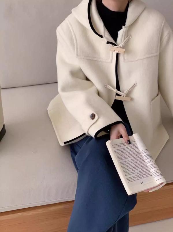 L1 スノーボードウェア オフホワイトダッフルコート｜エルワン