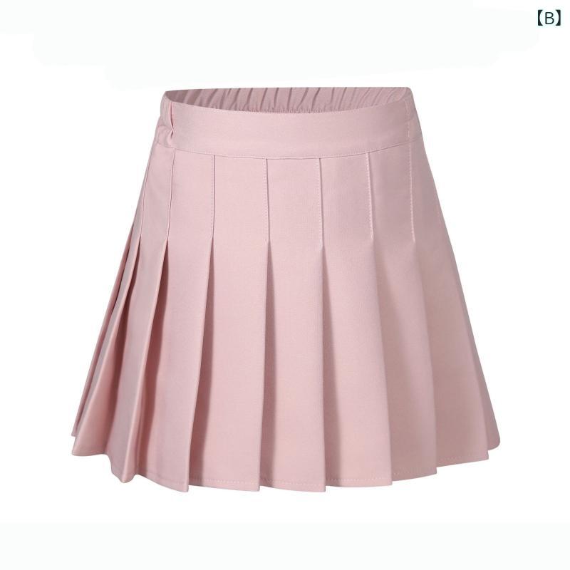 スカート キッズ 女の子 子供服 ボトムス プリーツスカート Aライン 春夏 無地 か...