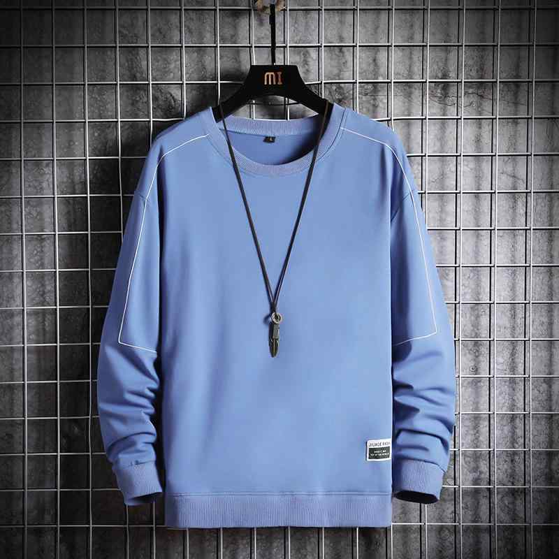 スウェット メンズ トレーナー トップス 長袖 春秋 無地 プルオーバー カジュアル ゆったり 部屋着 アウトドア スポーツ ポリエステル ホワイト グリーン ブラック ブルー