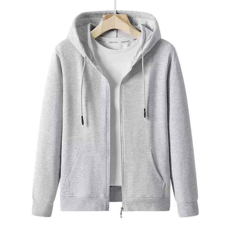 パーカー メンズ 男性用 スウェット ジップアップ フード付き 裏起毛 スポーツ ウェア カジュアル 大きいサイズ ポリエステル ブラック グレー 秋冬