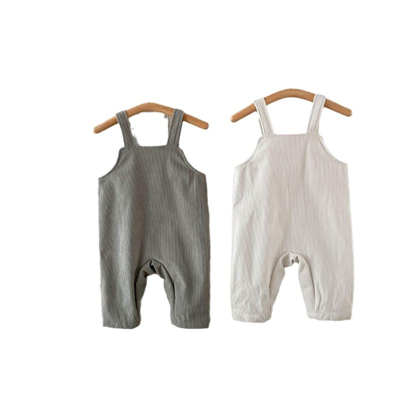 ベビー キッズ コーデュロイ サロペットパンツ 上下セット 春秋 男女兼用 子供服 ロングパンツ 背当て付きパンツ かわいい おしゃれ 66cm 73cm 80cm 90cm 100cm(x2)