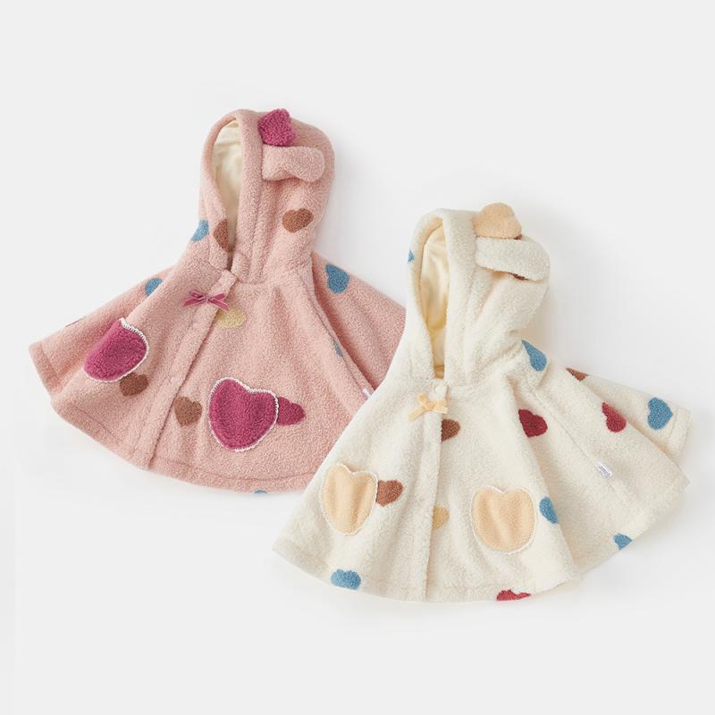 ・カテゴリ: 子供用ポンチョ/ケープ・スタイル: スイート・厚さ: 厚手・対象: 女児・フード: あり・実写画像: モデルなしの実写・要素: 漫画, かわいい・留め具のタイプ: 隠しボタン・インナーライナータイプ: 起毛インナー・パターン:...