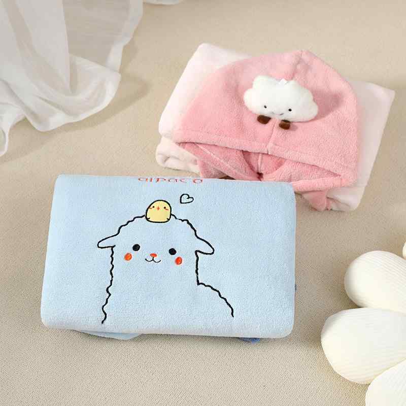 ベビー バスローブ 男の子 女の子 フード付き 吸水タオル 珊瑚フリース ドット柄 70 140cm 80 160cm