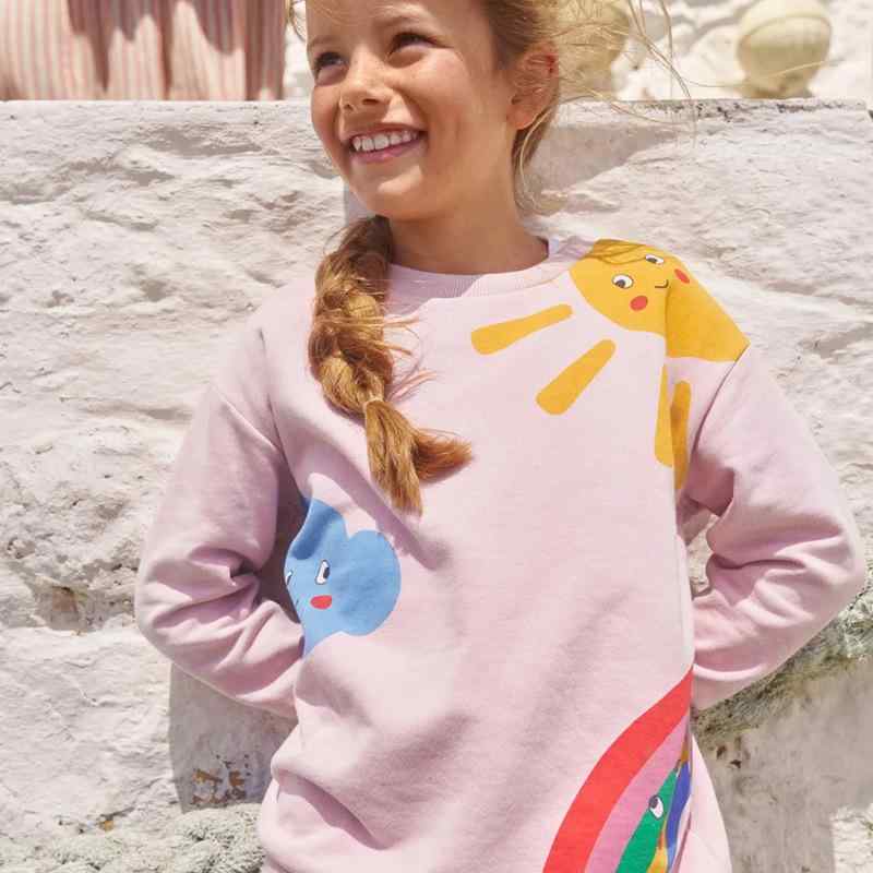 子供用トレーナー 長袖トップス 女の子 春秋 かわいい 普段使い 綿98% 80cm 90cm 100cm 110cm 120cm 130cm(4.0)