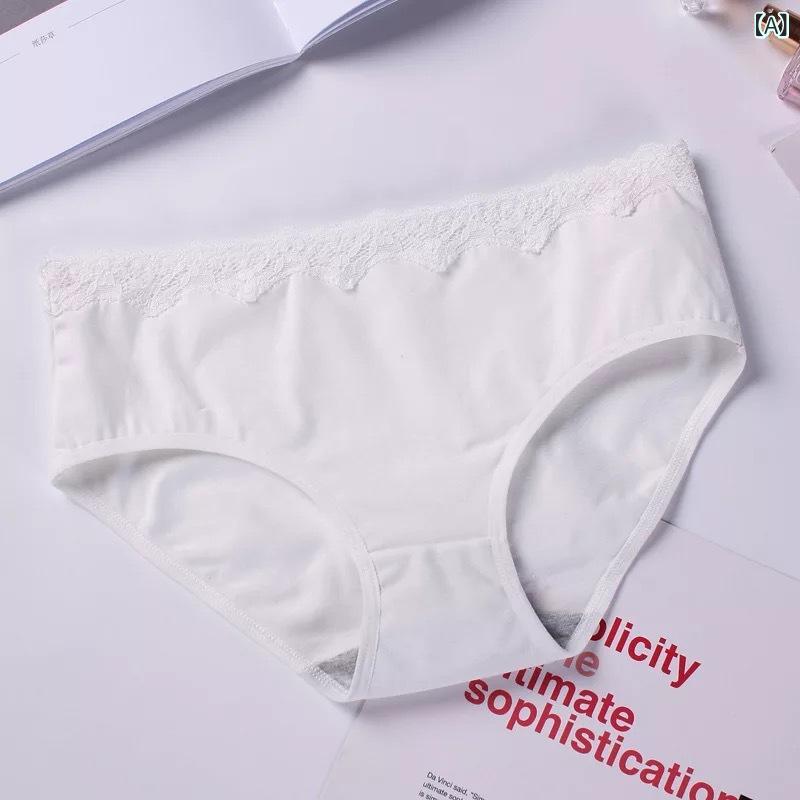 ショーツ レディース インナー 下着 パンツ レース 三角パンツ 綿 コットン 通気性 伸縮性 フィット感 履き心地 快適 デイリー 普段使い カジュアル ローライズ フェミニン レディース 婦人用 柔らかい 蒸れにくい 肌に優しい スタンダード 下着女性
