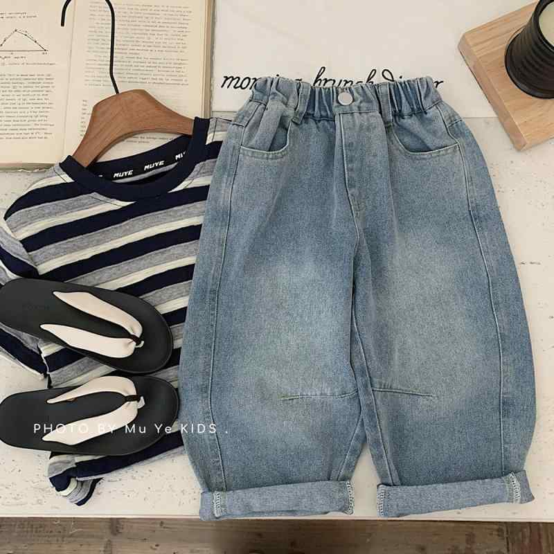 子供用パンツ キッズ 男女兼用 韓国風 デニム ジーパン ベビー 赤ちゃん カジュアルパンツ 普段着 子供..