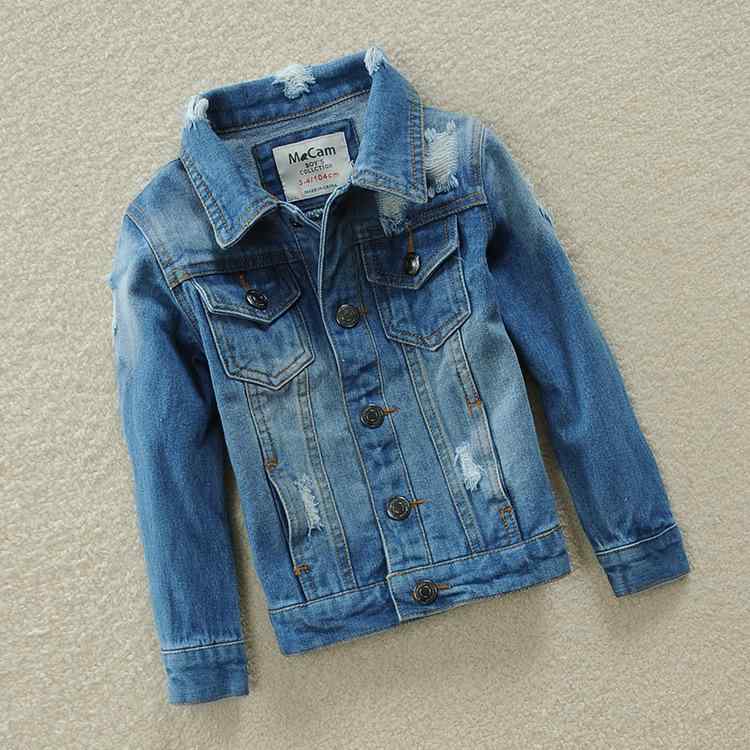 子供服 ジャケット 男女兼用 デニム アウター ヨーロピアン カジュアル スプリングコート ベビー 小学生 幼稚園児 幼児 綿100% 伸縮性 普段着 通園着