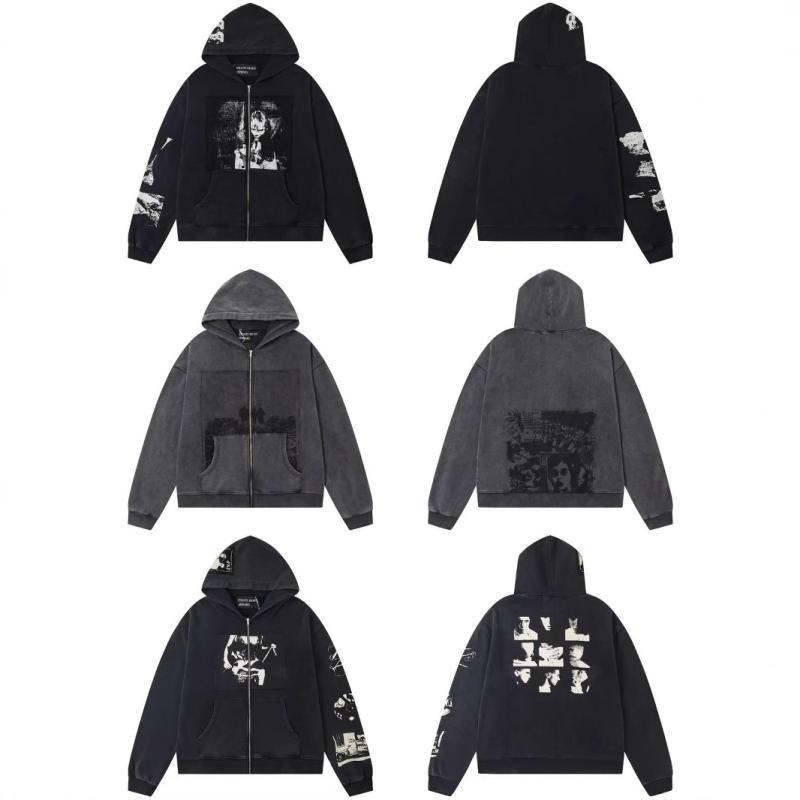 パーカー メンズ 男性用 水洗い加工 ウォッシュ加工 ラグラン袖 長袖 ジップアップ フーディ ゆったり..