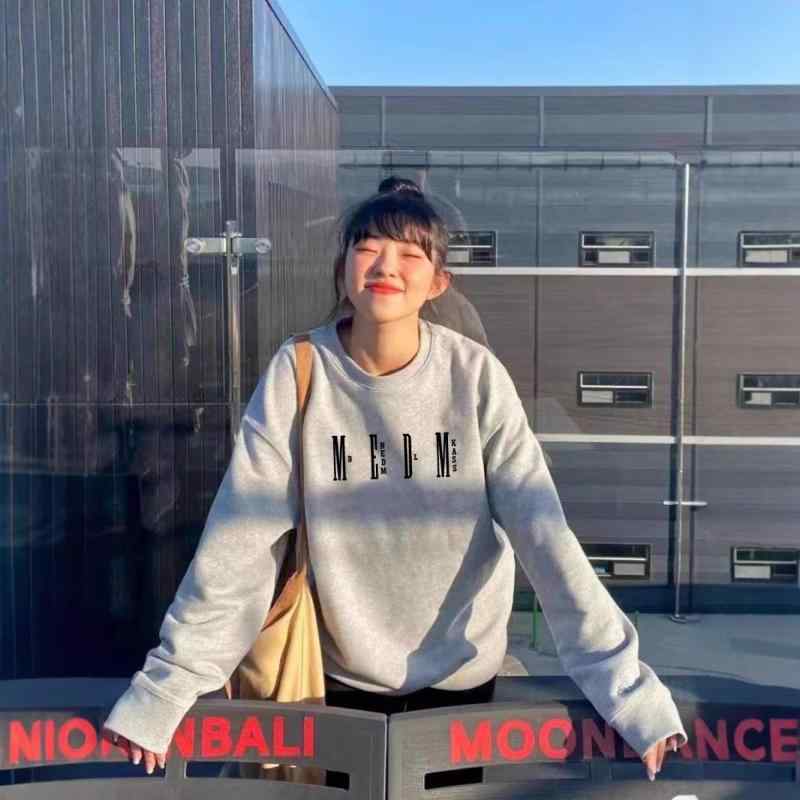 スウェット レディース メンズ トレーナー カットソー プルオーバー 春秋 綿 無地 ゆったり 長袖 丸首 黒 白 紺 グレー 裏起毛 カジュアル スタイル