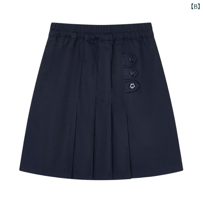 スカート 女の子 子供服 パンツ付きスカート イングリッシュスクールスタイル プリ...