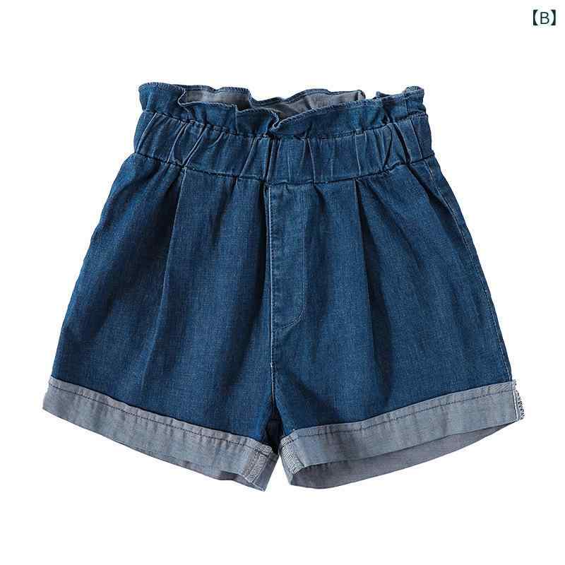 子供服 デニムスカート付きパンツ 女の子 ショートパンツ 薄手 中パンツ ガールズ ...