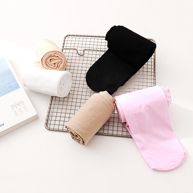 子供用レギンス スパッツ 春秋 中厚 女の子 キッズ タイツ 薄手 ストッキング 白 練習用 ダンス バレエ 90 100 110 120 130 140 150 160