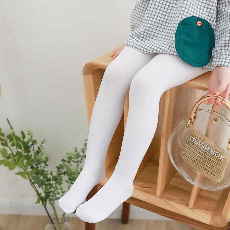 子供用タイツ バレエダンス 薄手タイプ 練習用 キッズ ジュニア 大人 無地 ソックス 白 黒 ピンク