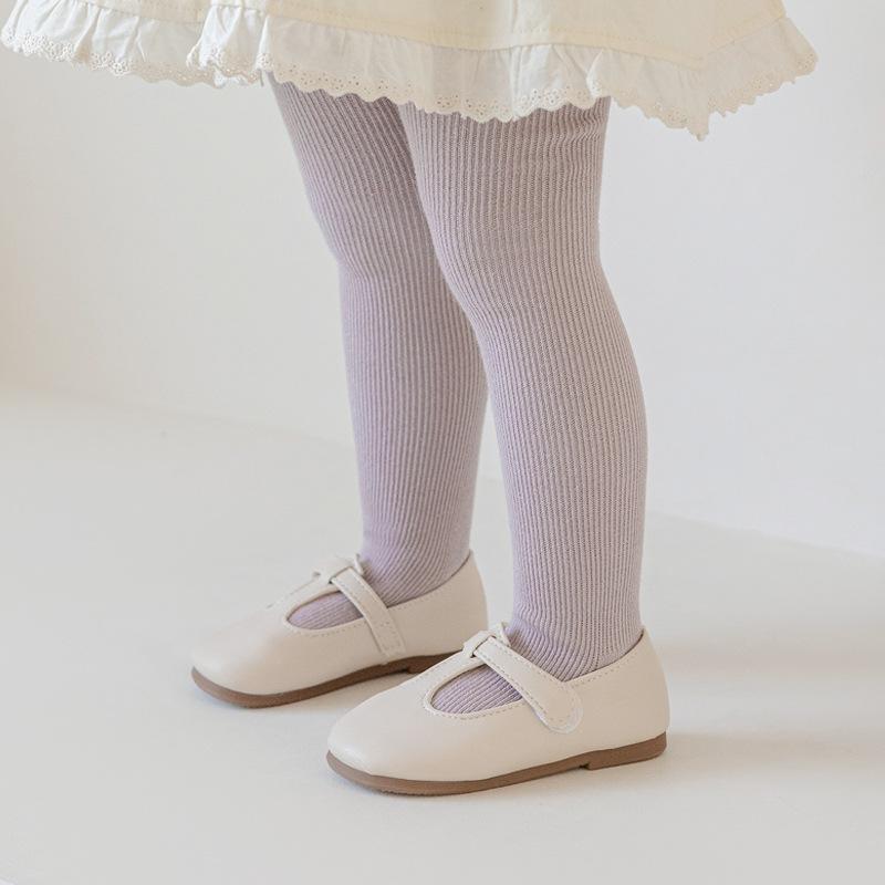 子供用レギンス タイツ 女児 Aクラス 78%綿 無地 吸湿性 通気性 伸縮性 0歳 1歳 2歳 3歳 4歳 5歳 6歳 7歳 8歳 9歳 10歳 11歳 12歳 春秋 冬