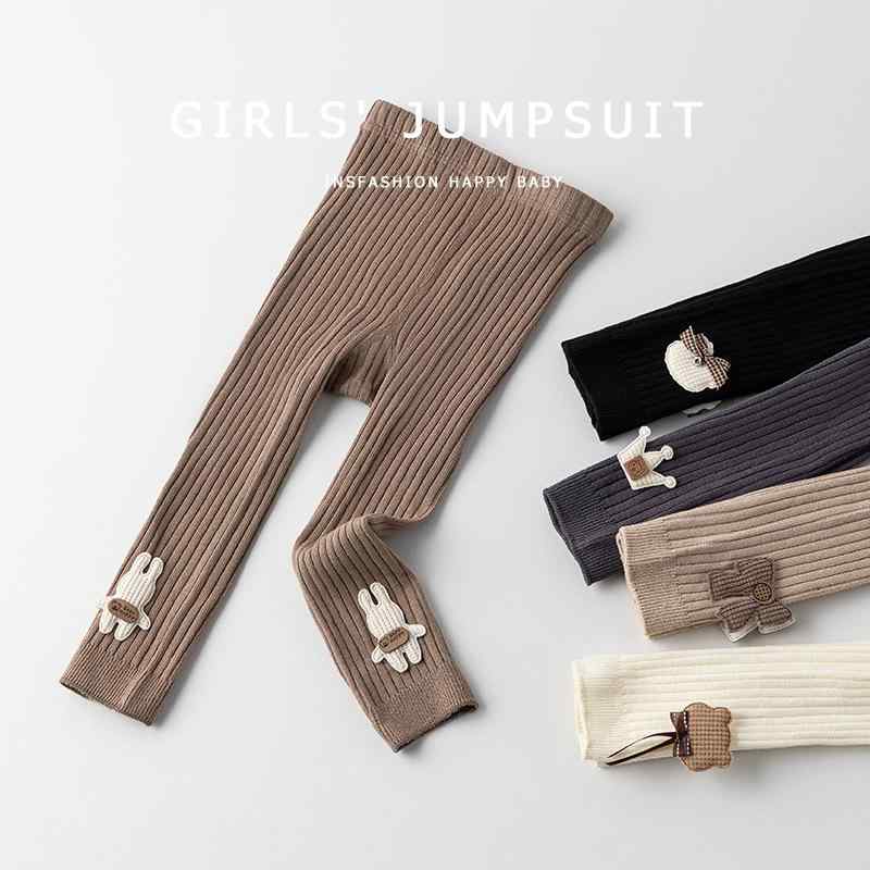 子供服 ガールズ レギンス スパッツ 春秋用 コットン 幼児 小学生 女の子 かわいい 通気性 吸汗性 墨黒 灰粽 伸縮性