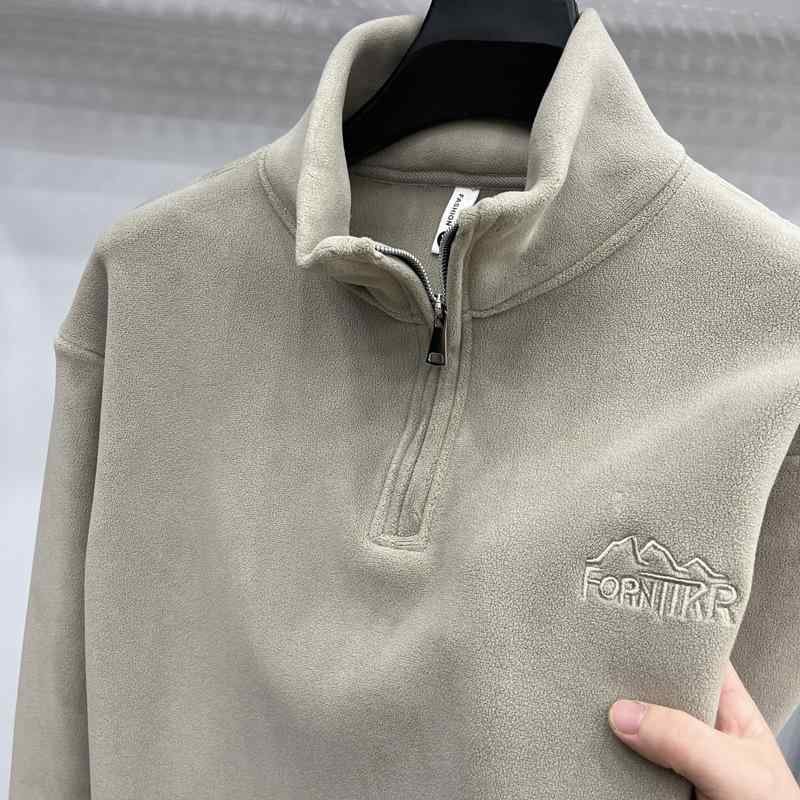 スウェット メンズ 裏起毛 トレーナー 秋冬 立襟 フリース ジャケット 普段使い アウトドア ポリエステ..