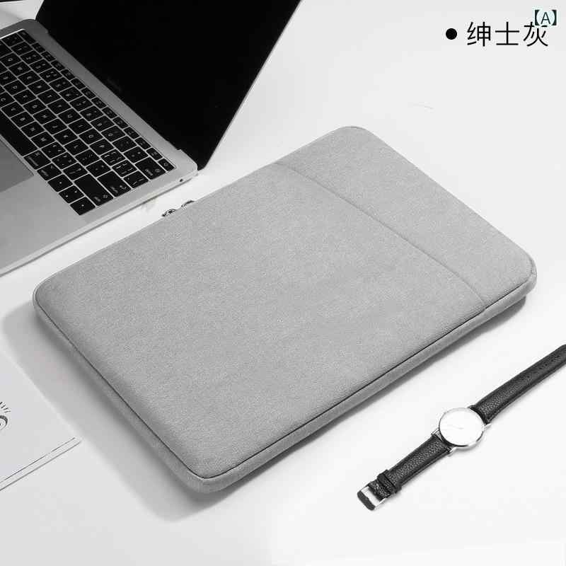 ノートパソコン 内胆 バッグ 保護ケース 手提げ 牛津布 厚手 防震 グレー ブラック...
