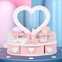 おもちゃ キッズ 木製 シミュレーション ドレッサー セット 知育玩具 早期教育 モンテッソーリ ごっこ遊び 4歳 5歳 6歳 誕生日 ギフト