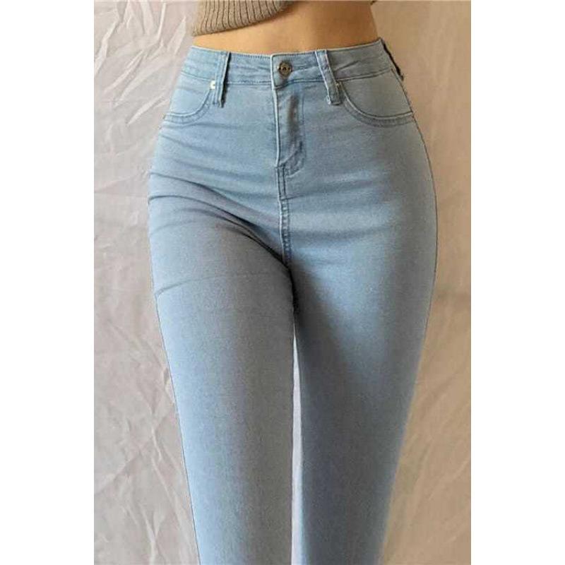デニム レディース 大きいサイズ 高身長 高腰 桃尻 スキニー ジーンズ ストレッチ 伸縮性 鉛筆パンツ ..
