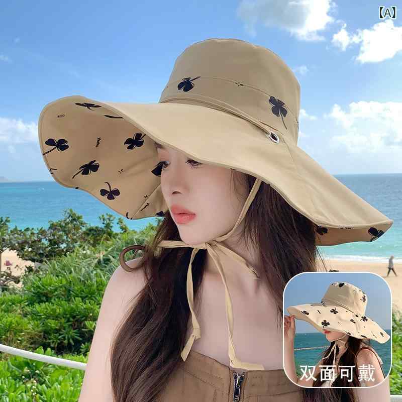 レディース 帽子 漁夫帽 ベーシックキャップ 平頂 大檐 綿素材 夏 春夏 防晒 透気 遮陽 かわいい 甘め 韓国風 卡其 黒 ピンク 米 旅行 外出 砂浜 ビーチ かわいい 蝶結び ハート 形状 軽量 通気性 機能 スタイル 人気 自然 爽やか 女性用