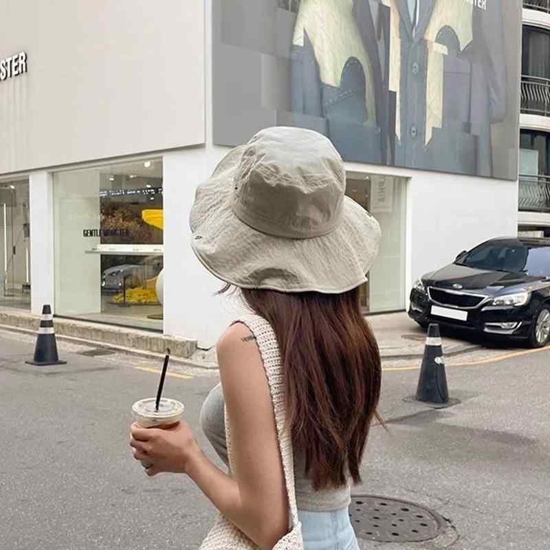 キャップ メンズ レディース 露天キャンプ 帽子 男女 屋外 旅行 防晒 遮阳 帽子 春夏 秋 黒 白 カーキ 軍緑 ポリエステル 軽量 ワイドブリム オリジナルデザイン 水洗い