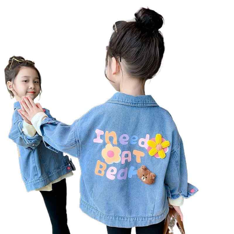 ・生地: デニム・スタイル: 韓国風・安全等級: B・メイン素材: レーヨン・メイン素材含有量: 1%・対象: 女の子・フード: なし・留め具: シングルブレスト・柄: その他・要素: その他・シーズン: 春、秋・カラー: 【小熊のぬいぐるみ】シャツ・推奨身長: 90(85cm), 100(95cm), 110(105cm), 120(115cm), 130(125cm), 140(135cm)・対象年齢: 中・高学年(8歳以上、140cm以上)