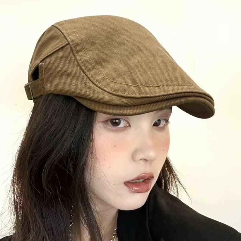 ・カテゴリ: キャップ・スタイル: ビジネス、百搭、優雅、ミニマリスト、カジュアル、スポーツ、ファッションOL、シンプル、アメリカン、ライトラグジュアリー、シック、高級感・主な素材: 綿・主素材割合: 96%以上・形状: ラウンドトップ・つば形状: つばなし・カラー展開: 杏色、コーヒー色、ブラック・サイズ展開: M（55-58cm）、L（59-62cm）・機能: 防晒、速乾、通気、防水、保護、保暖、防風、日よけ