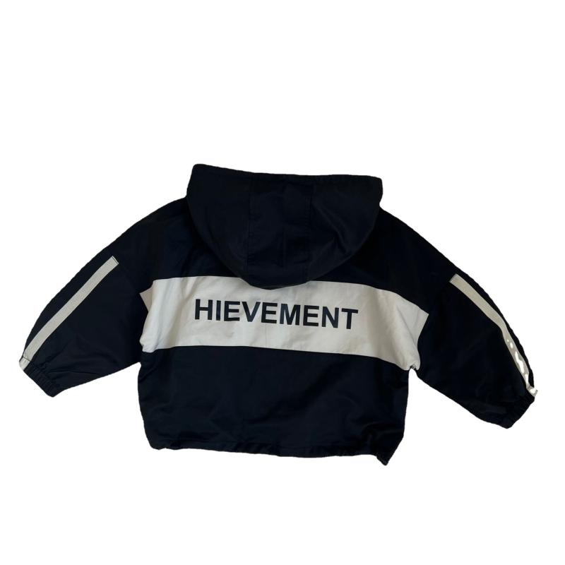 キッズ アウター ジャケット フード付き 子供服 男女兼用 スプリングコート ジャンパー 90 100 110 120 130 140 ホワイト ブラック