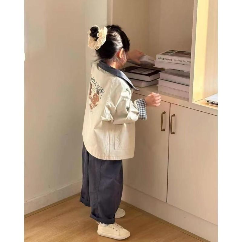 ジャケット キッズ 男女兼用 子供服 リバーシブル アウター チェック柄 春秋 かわいい 韓国風 カジュア..