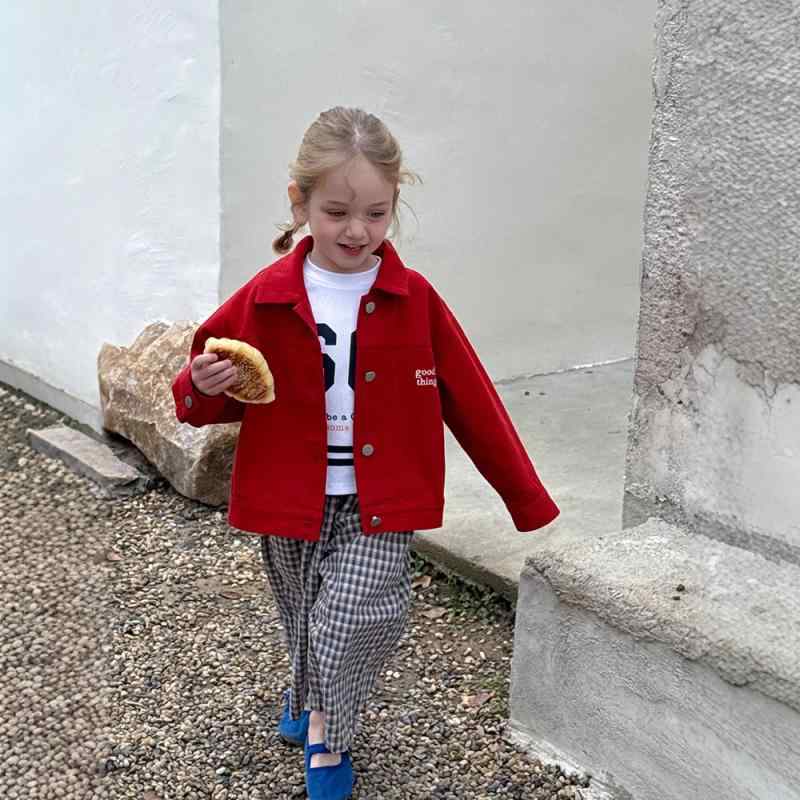 子供服 ジャケット 春秋物 デニム 刺繡入り 長袖 アウター 男女兼用 90cm 100cm 110cm 120cm 130cm 140..