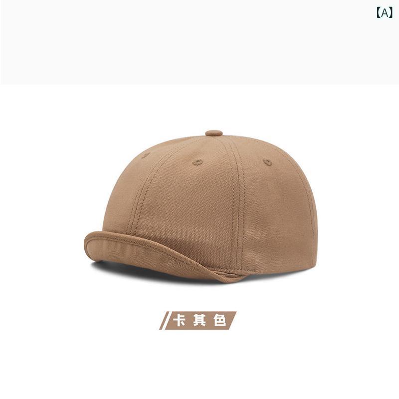 Rakuten - 棒球帽 女性 夏用 防晒 韓国風 百搭 個性 プリント 綿 鴨舌帽 成人 ファッション 通勤 スタイル 機能 遮光 防風 保暖 四季 カラキ 黒 丸頂 短檐