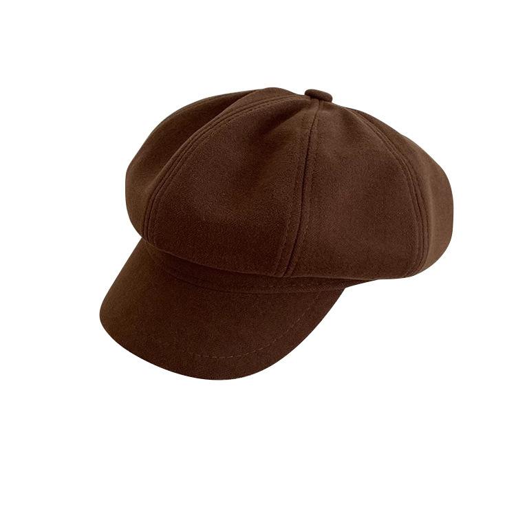 Hats - ベレー帽 女性用 黒 帽子 顔映り 小型 春夏 復古 八角帽 画家帽 インスタイル 通勤 普段使い 透気 保暖 防風 遮陽 聚酯繊維 ビジネス 百搭 優雅 ミニマリスト 休闲 スポーツ ファッション OL シンプル ヨーロッパ シック 高級感