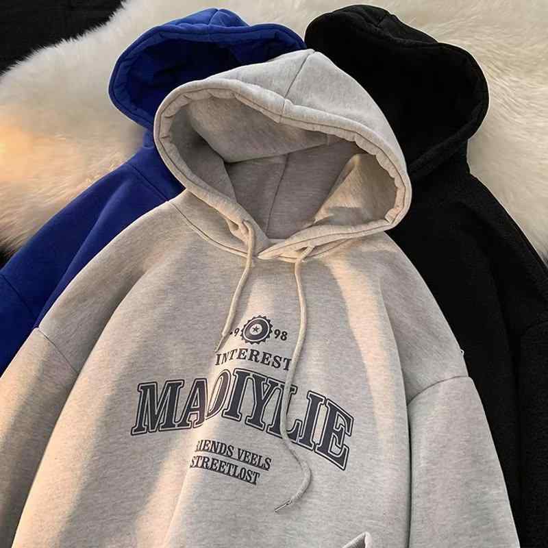 スウェット メンズ パーカー 秋冬 長袖 プルオーバー プリント 暖か 裏起毛 トレーナー ゆったり おしゃれ トップス 白 黒 灰色