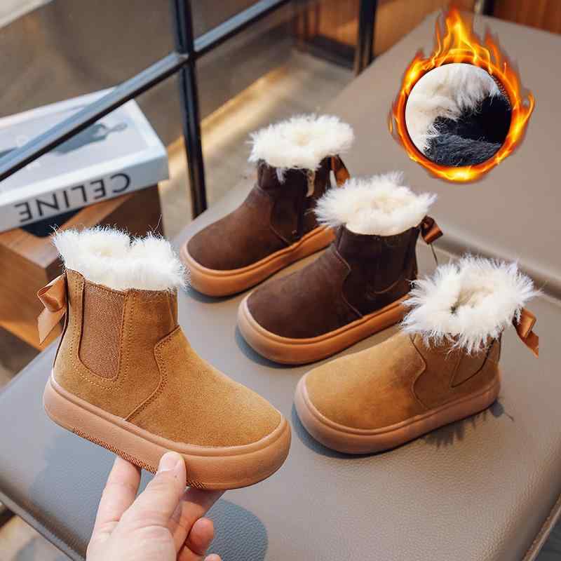 ブーツ キッズ 女の子 男の子 子供靴 スノーブーツ ショートブーツ 幼児 小学生 裏起毛 撥水 滑り止め ..