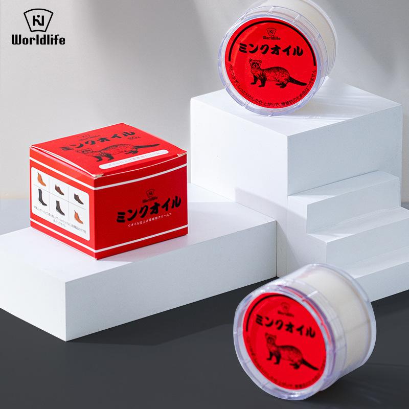クリーム 日本 貂油 皮革 バッグ 鞄 ケア オイル 無色 皮具 皮衣