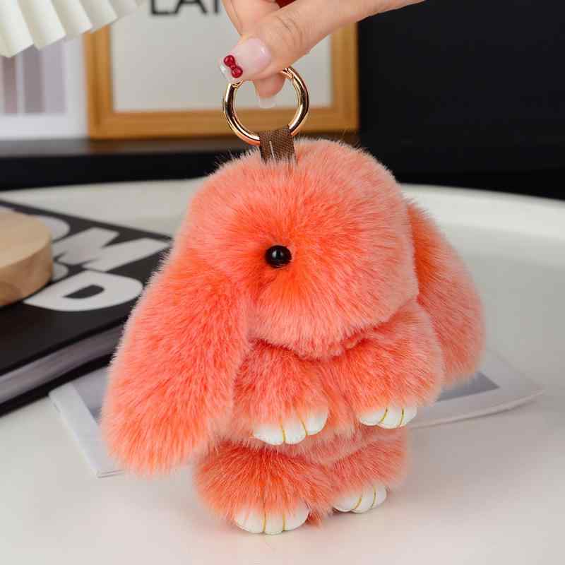 キーホルダー レディース かわいい ウサギ バッグチャーム スマホ 車 飾り ぬいぐるみ ふわふわ 萌え ..