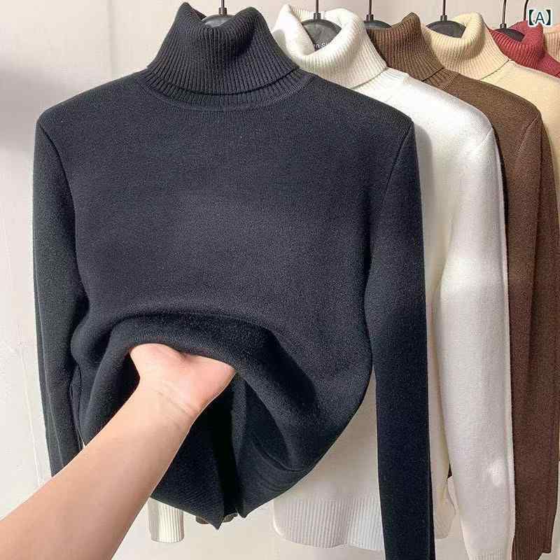 Nieto Dama Heineck otoño invierno Plujo Over Casemira Touch North Sleeve Tops Negro Blanco Estiramiento — vista 2