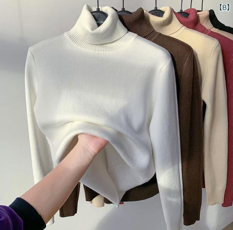 Nieto Dama Heineck otoño invierno Plujo Over Casemira Touch North Sleeve Tops Negro Blanco Estiramiento — vista 3