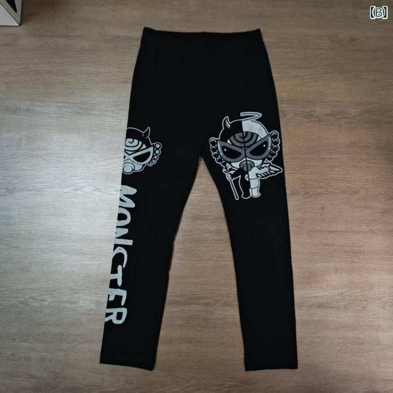キッズ Tシャツ 長袖 黒白天使プリント 春秋 男女兼用 子供服 トップス カットソー...