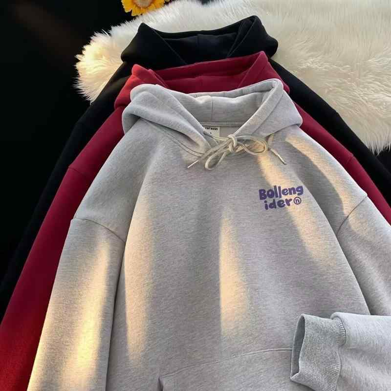 パーカー メンズ 男性用 裏起毛 スウェット プルオーバー フード付き 秋冬 暖かい ゆったり 大きめサイズ プリント コットン ブラック グレー