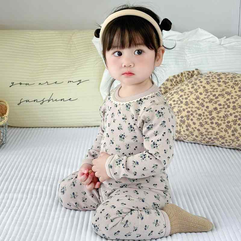 子供用パジャマ 秋冬 子供 純綿 肌着 上下セット ベビー キッズ あったか 保温 秋 男の子 女の子 かわ..