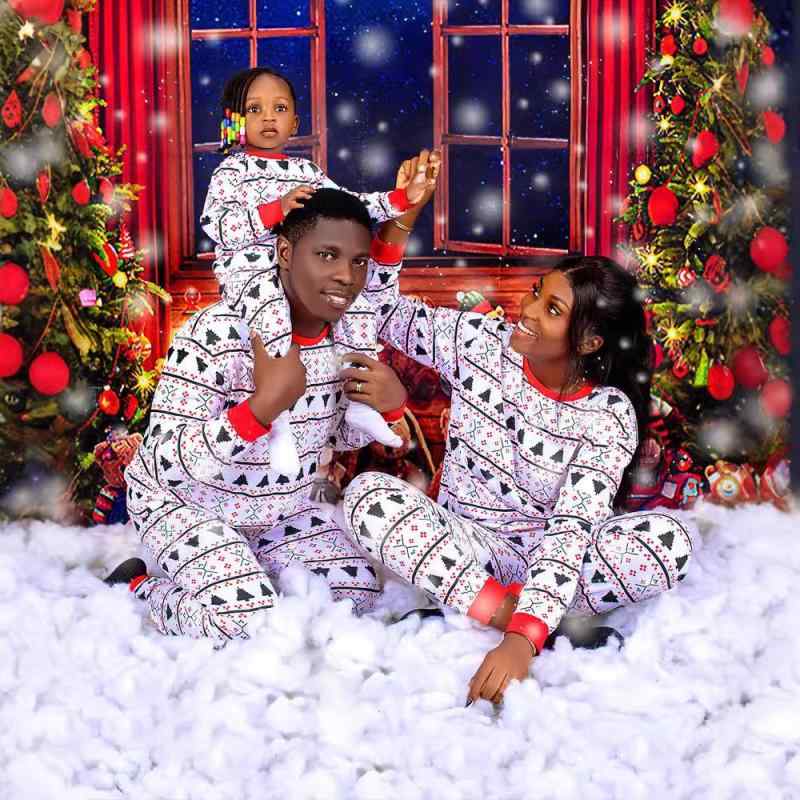 パジャマ レディース メンズ キッズ 親子 ペア 秋冬 綿混紡 ストライプ 部屋着 ルームウェア 上下セッ..