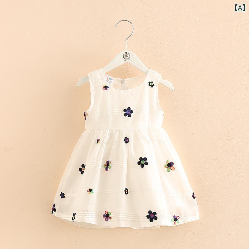 ワンピース 女の子 子供服 吊りスカート 春夏 Aライン 花柄 プリンセス かわいい ...
