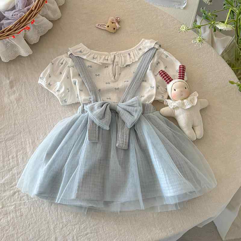 ・対象: 女児・スタイル: 韓国風・セット内容: スカート、トップス・アイテム数: 2点・対象年齢: 1～3歳・シーズン: 夏・袖丈: 半袖・フード: なし・生地加工: 柔らか加工・厚さ: 薄手・柄: その他・モデル写真: 実写・要素: か...