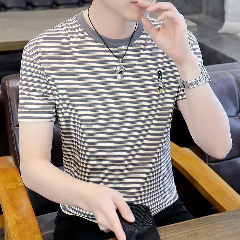 ・カテゴリ: Tシャツ・スタイル: 青春流行・主な素材: 綿・柄: 条紋・フィット感: ゆったり・対象年齢層: 成人・対象性別: 男・ネックライン: クルーネック・袖丈: 短袖・厚み: 薄手・シーン: 日常・カラー展開: グレー、ベージュ、グリーン・サイズ展開: M,L,XL,2XL,3XL・袖型: 普通・重量: 180g-250g・素材機能: 抗菌