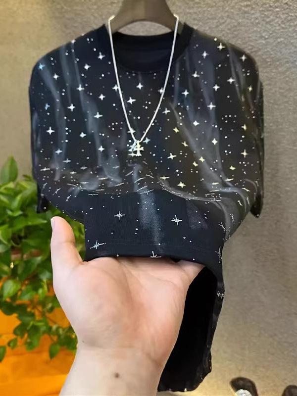 メンズ Tシャツ 短袖 丸首 ゆったり 