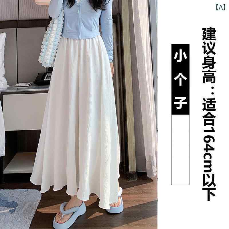 シャドーテールのスカート付きパンツ レディース 春夏 薄手 ワイドレッグパンツ 高ウエスト キュロット ゆったり 垂れ感 リラックス カジュアルパンツ ホワイト ブラック ピンク系 ブルー｜アングル2