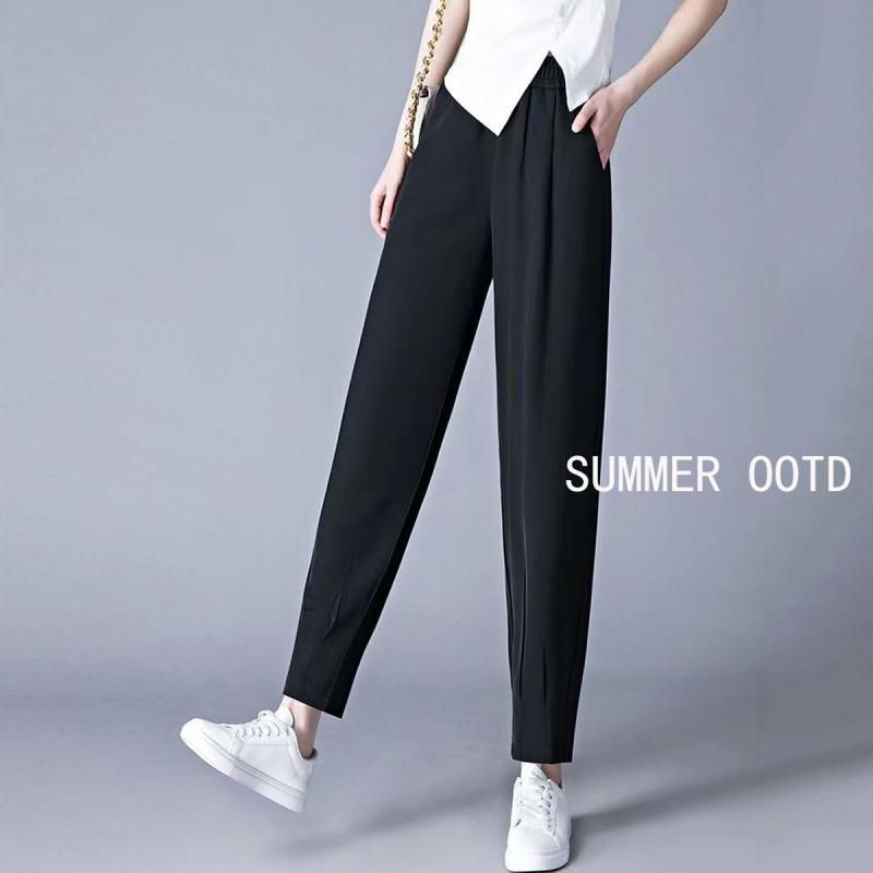 ・素材: ポリエステル100%・パンツのスタイル: ハーレムパンツ・パンツのタイプ: スキニーパンツ・パンツ丈: 9分丈・ウエスト: ハイウエスト・厚さ: 薄手・特徴: ポケット・カラー: ブラック、カーキ、コーヒー・サイズ: S、M、L、...